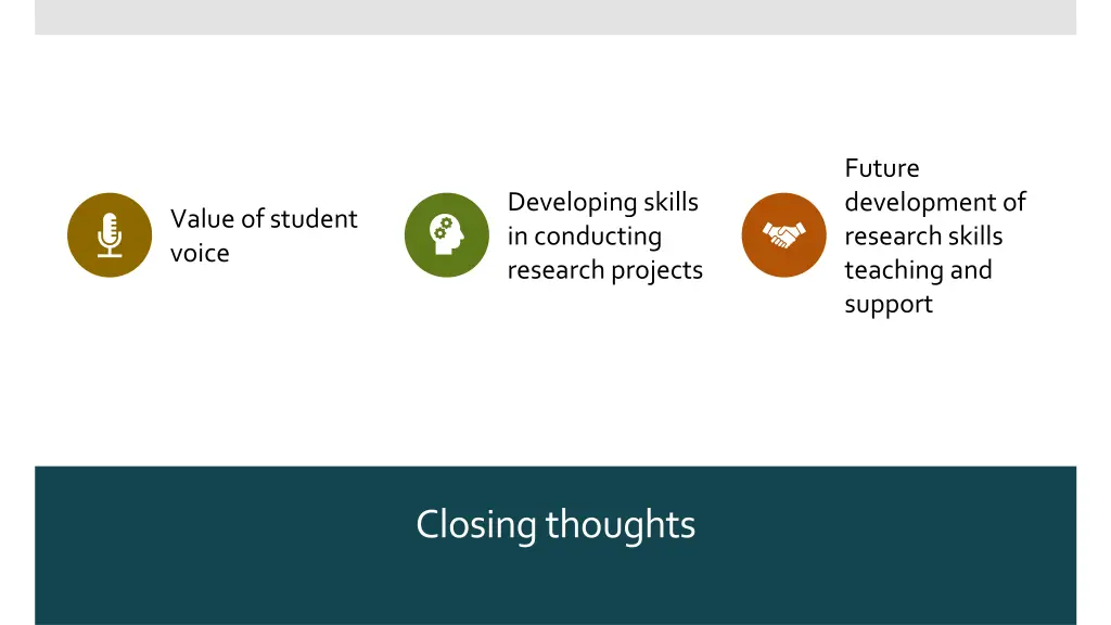 future development of research skills teaching