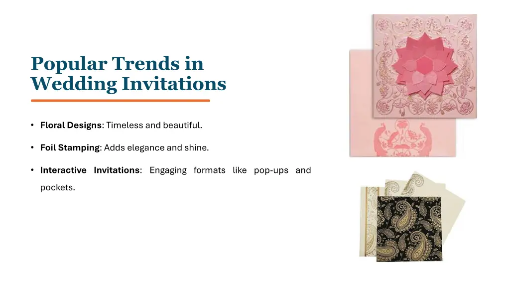 popular trends in wedding invitations