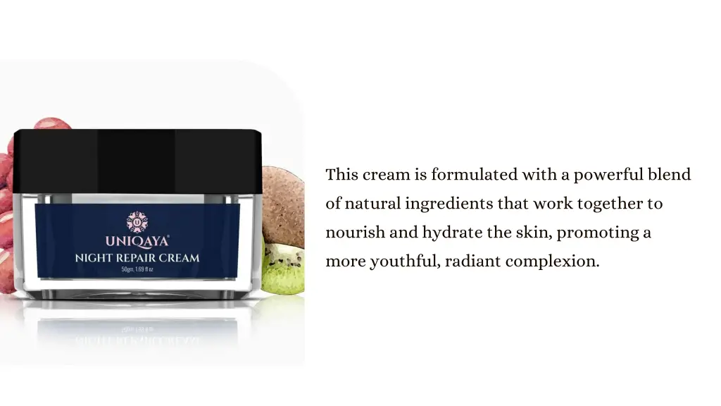 this cream is formulated with a powerful blend