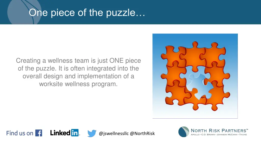 one piece of the puzzle