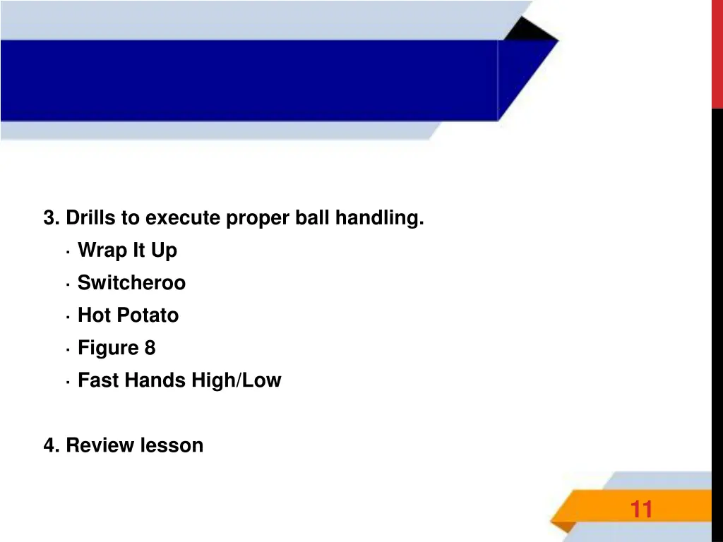 3 drills to execute proper ball handling wrap