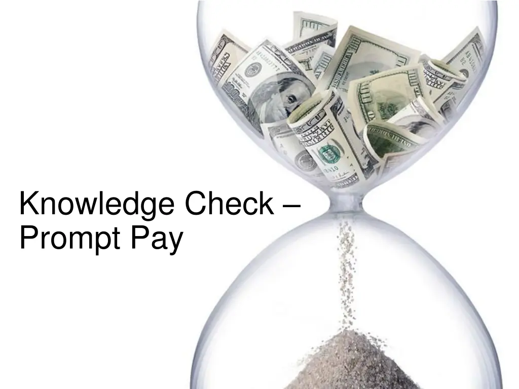 knowledge check prompt pay