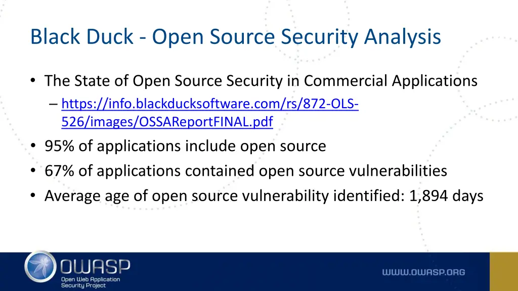 black duck open source security analysis