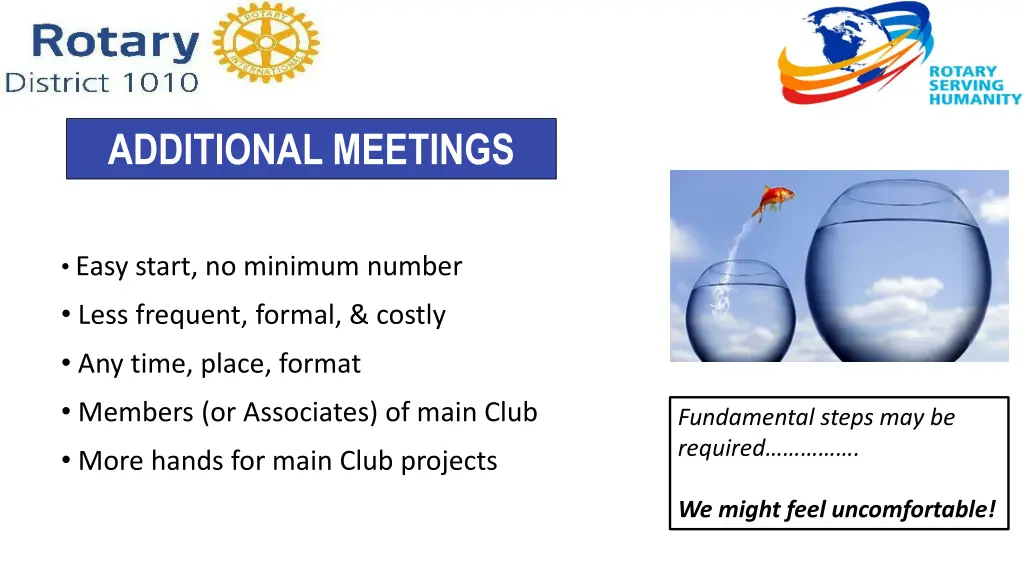 additional meetings