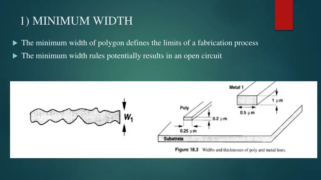 1 minimum width