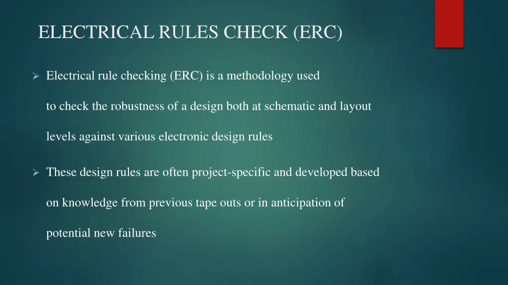 electrical rules check erc