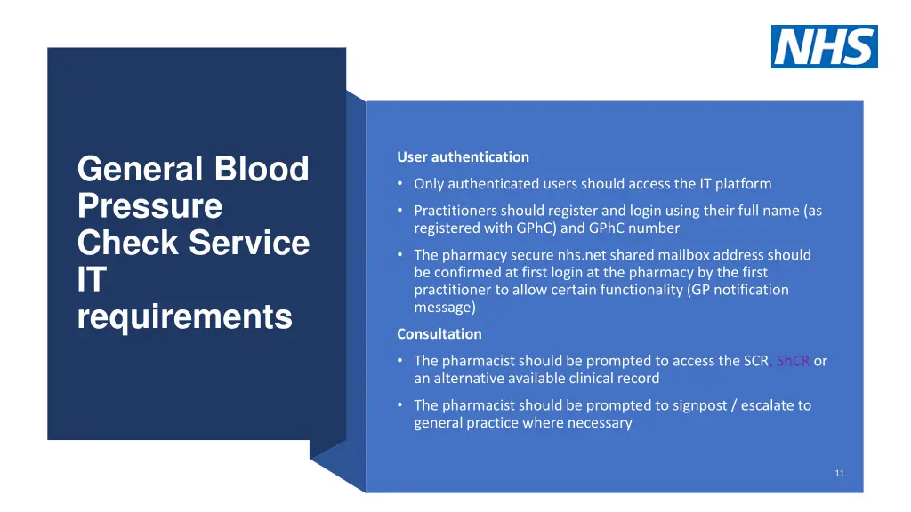 general blood pressure check service