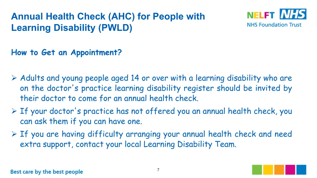 annual health check ahc for people with learning 4