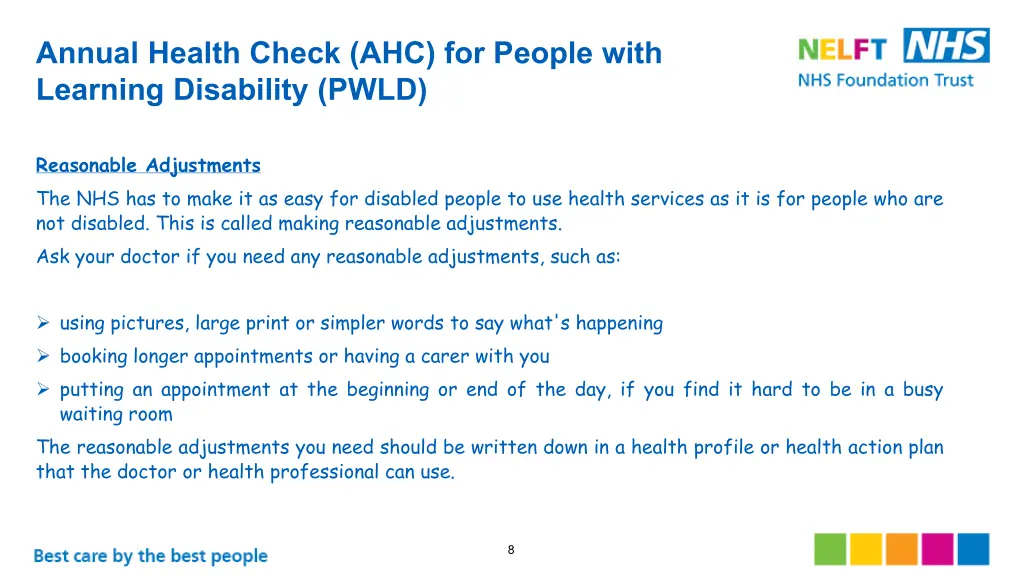 annual health check ahc for people with learning 5