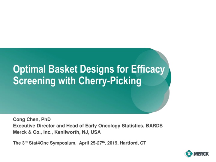 optimal basket designs for efficacy screening