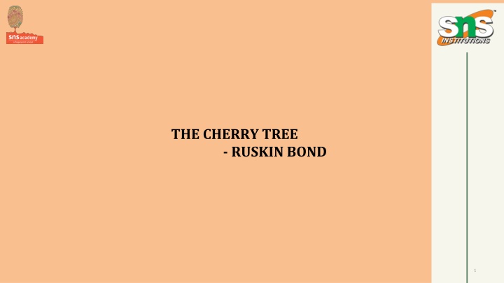 the cherry tree ruskin bond