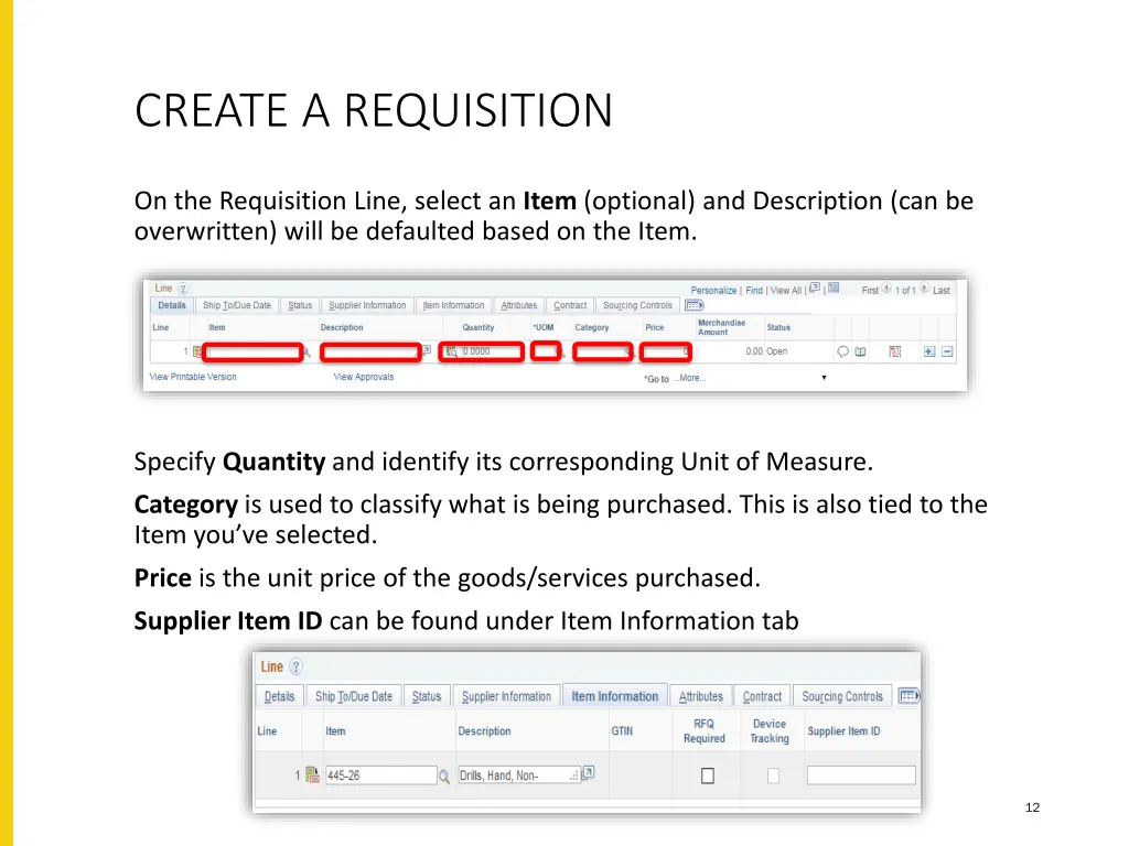 create a requisition 4