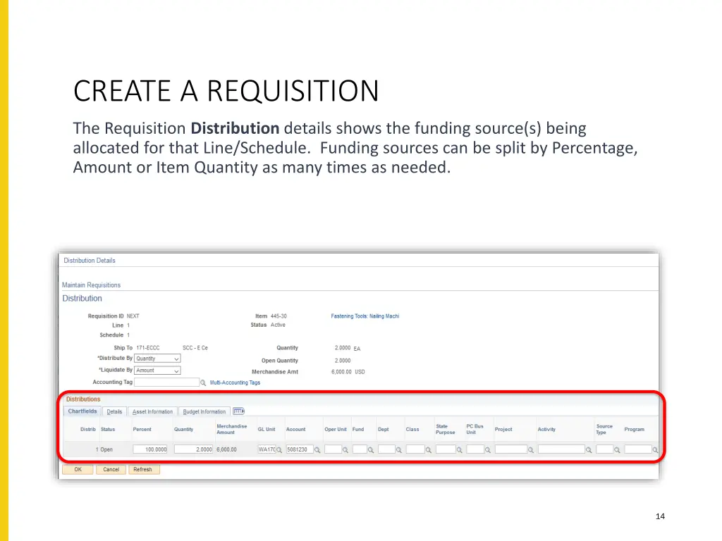 create a requisition 6