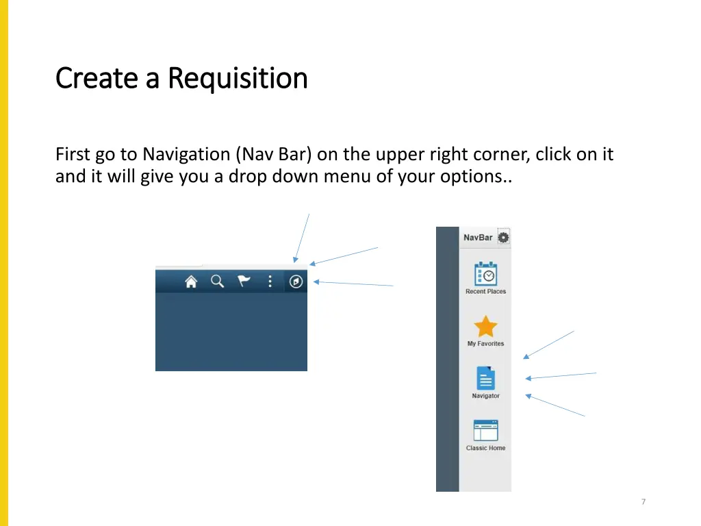 create a requisition create a requisition