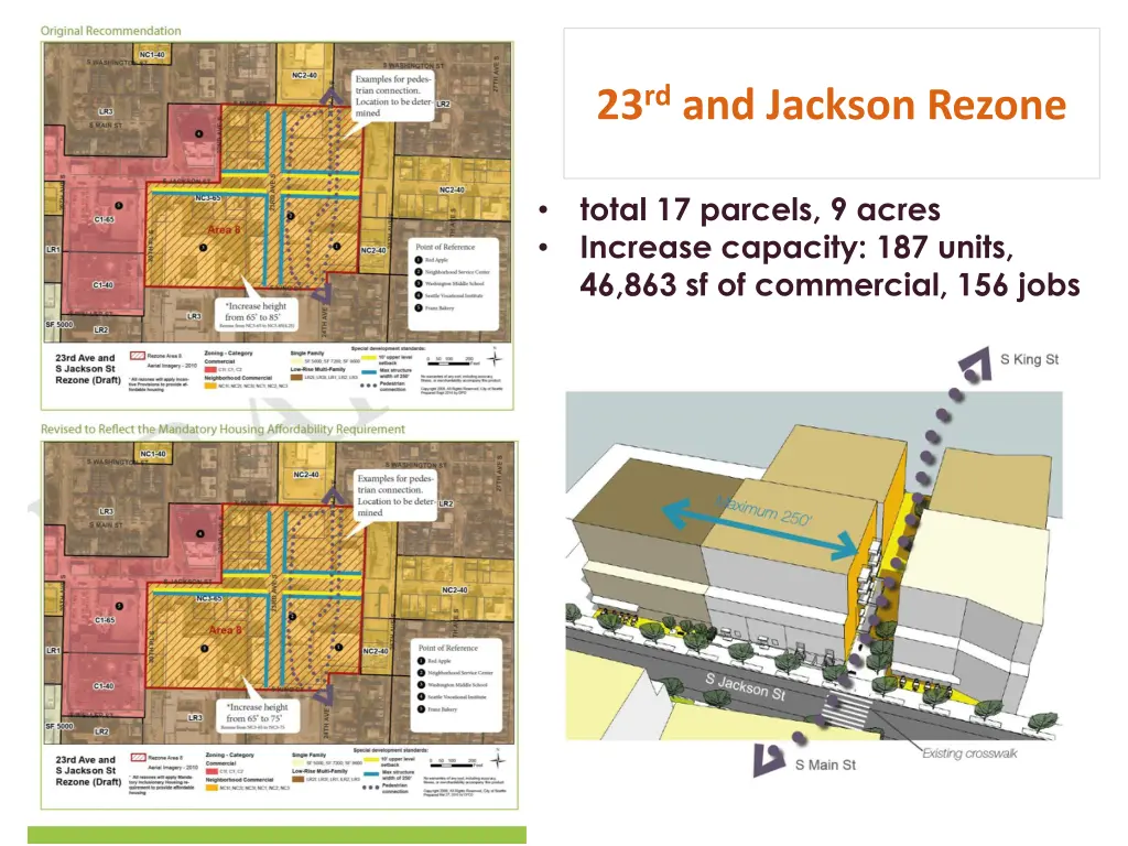 23 rd and jackson rezone