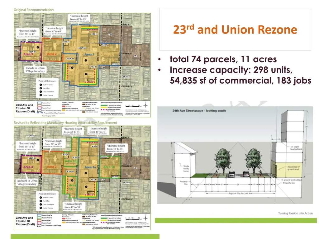 23 rd and union rezone