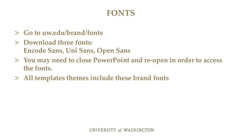 fonts