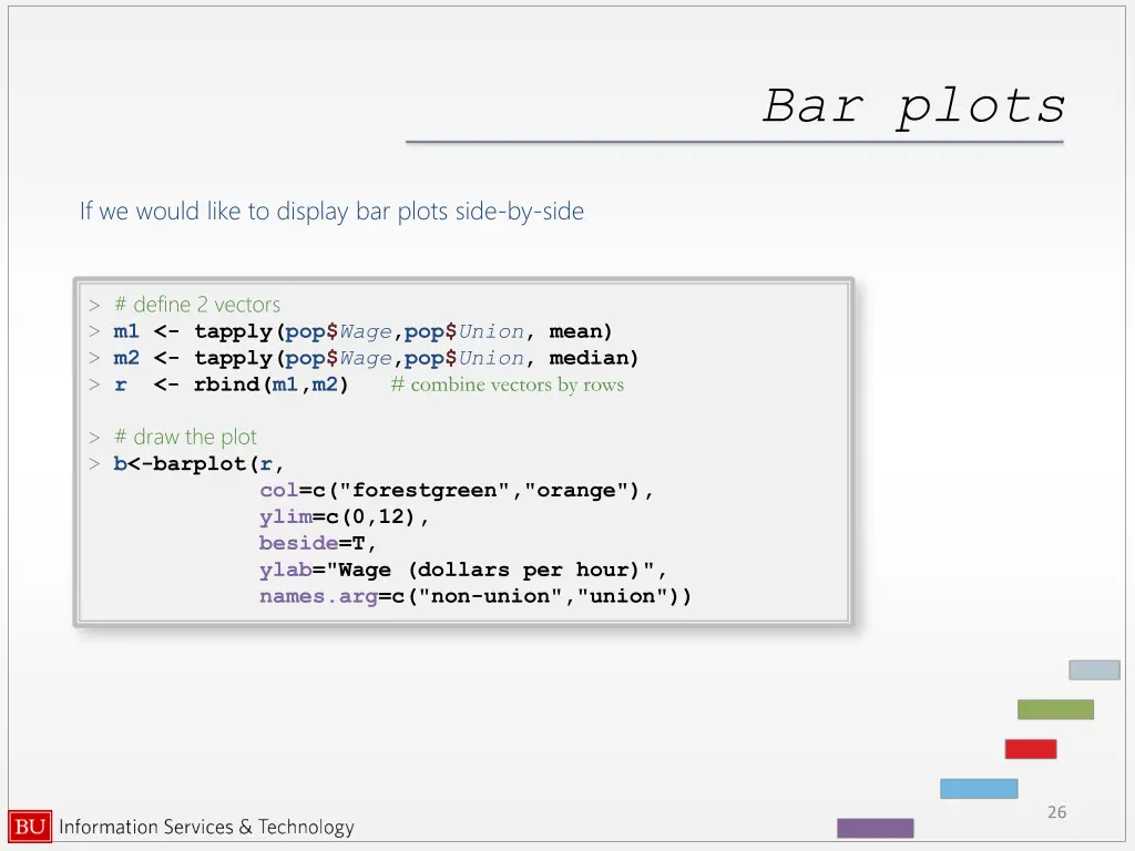 bar plots 5