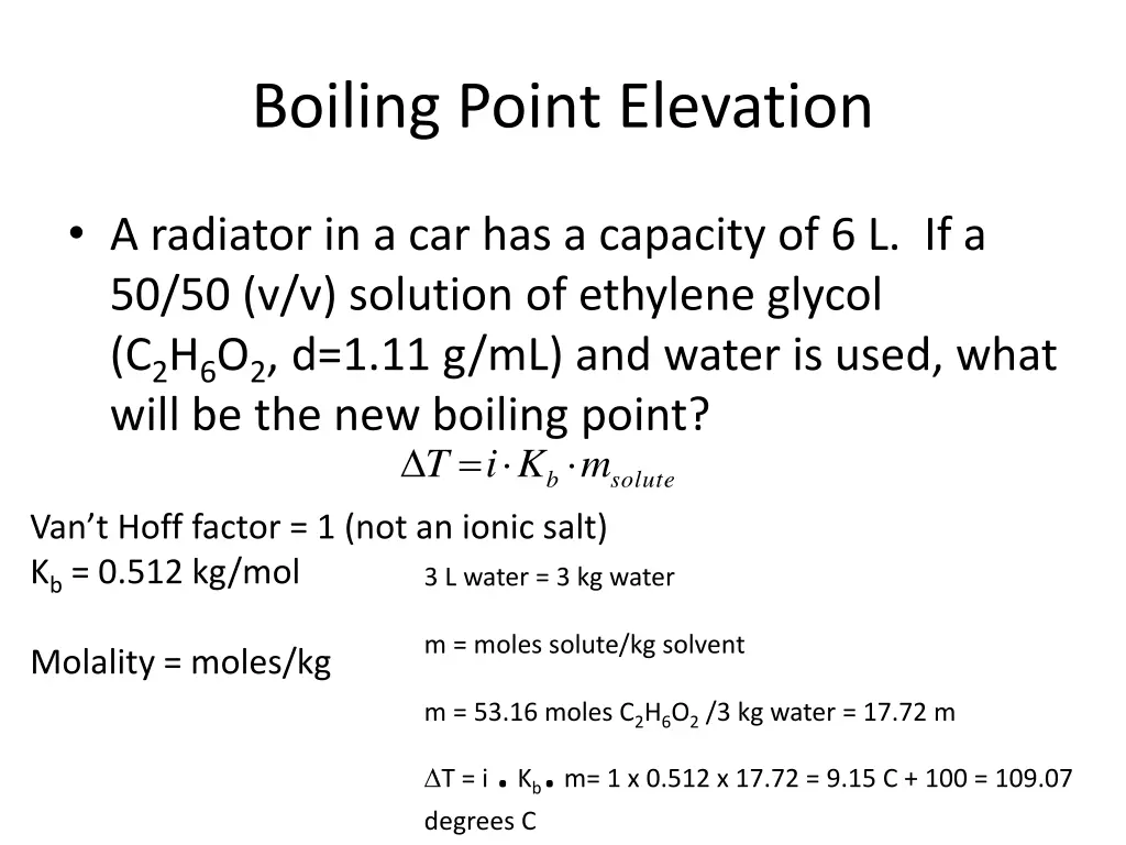 boiling point elevation 3