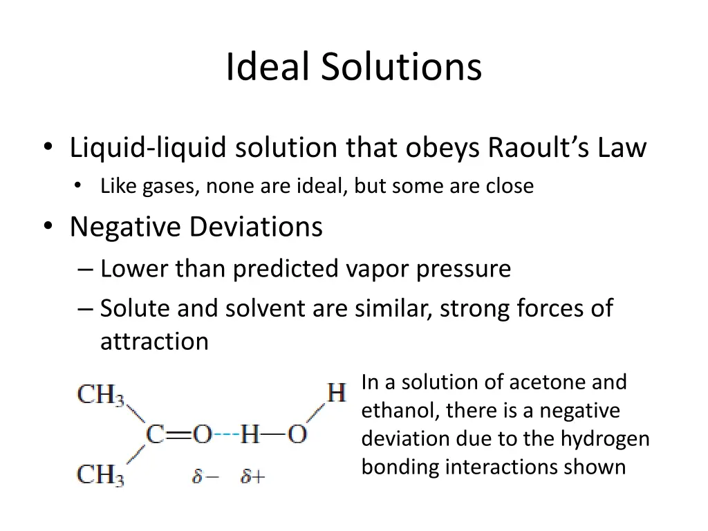 ideal solutions