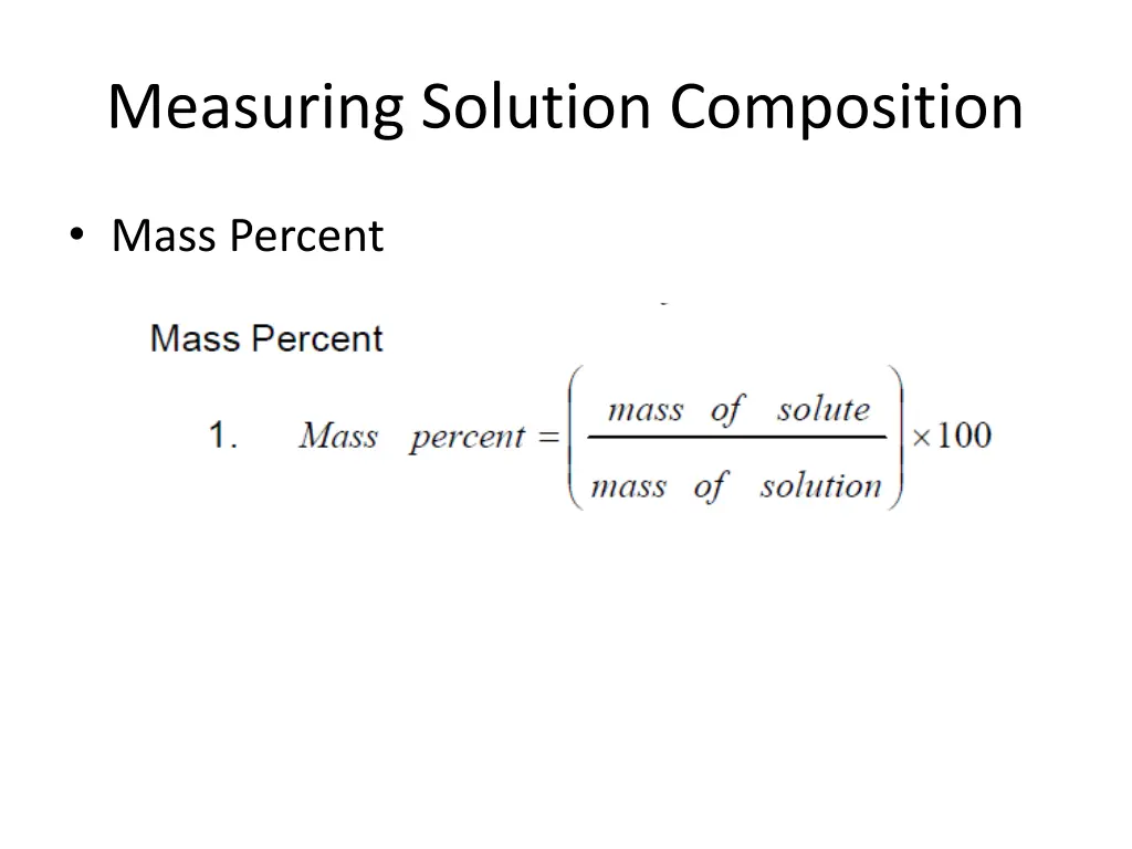 measuring solution composition 1