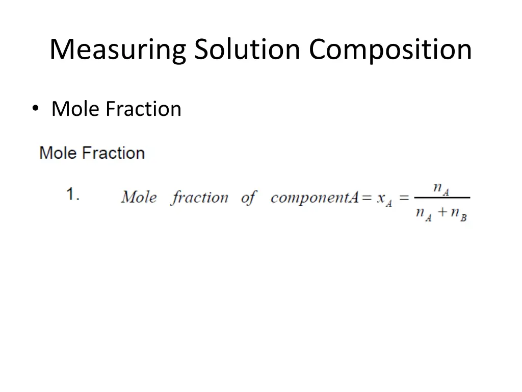 measuring solution composition 2