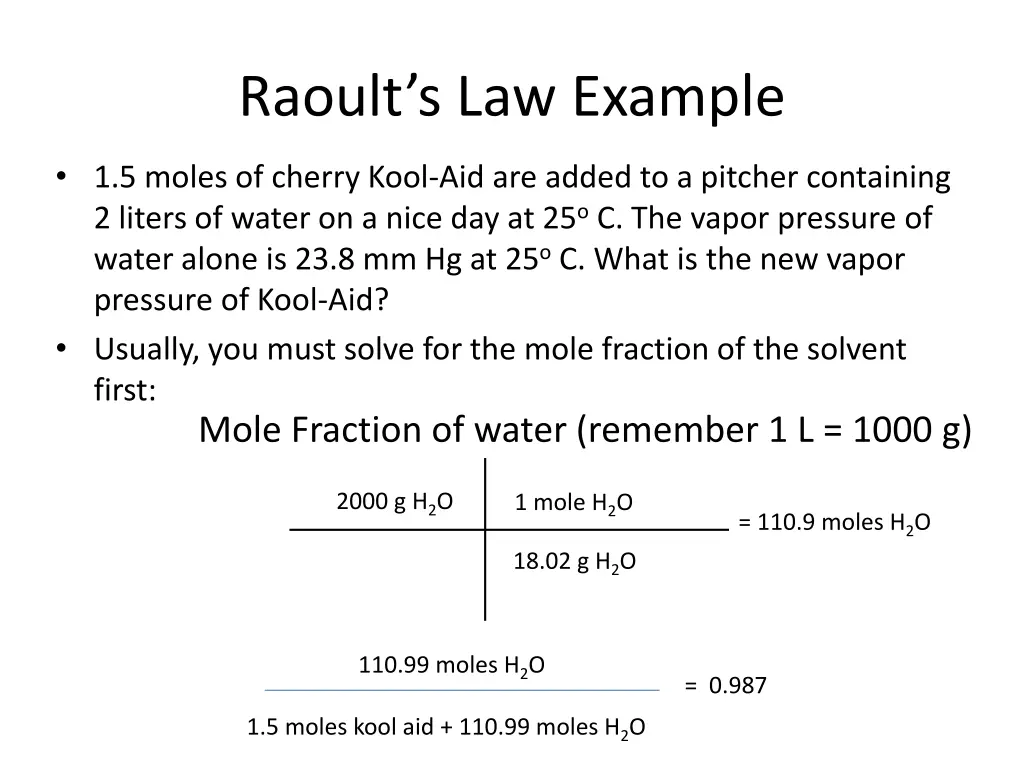 raoult s law example 1