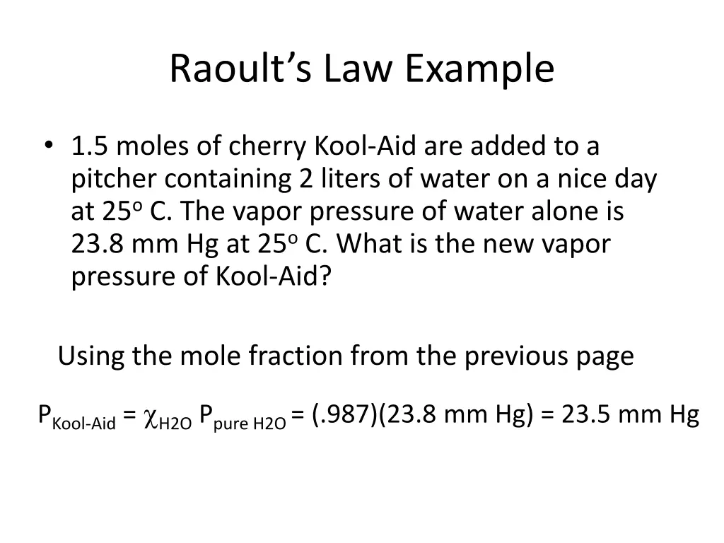 raoult s law example 2