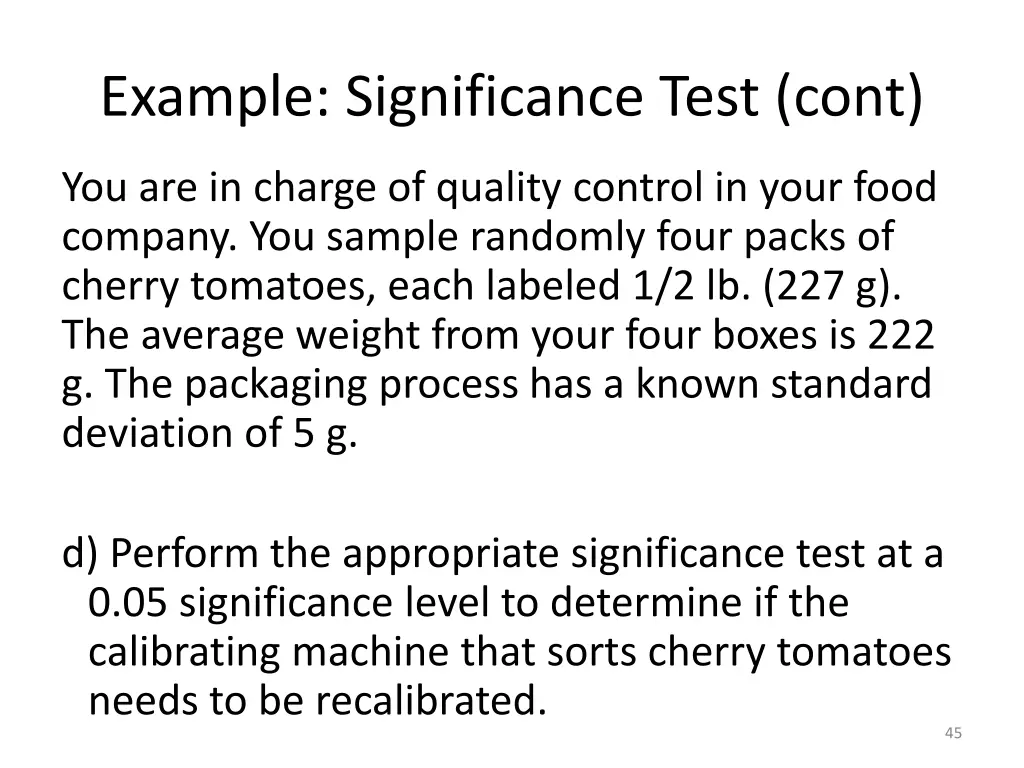 example significance test cont