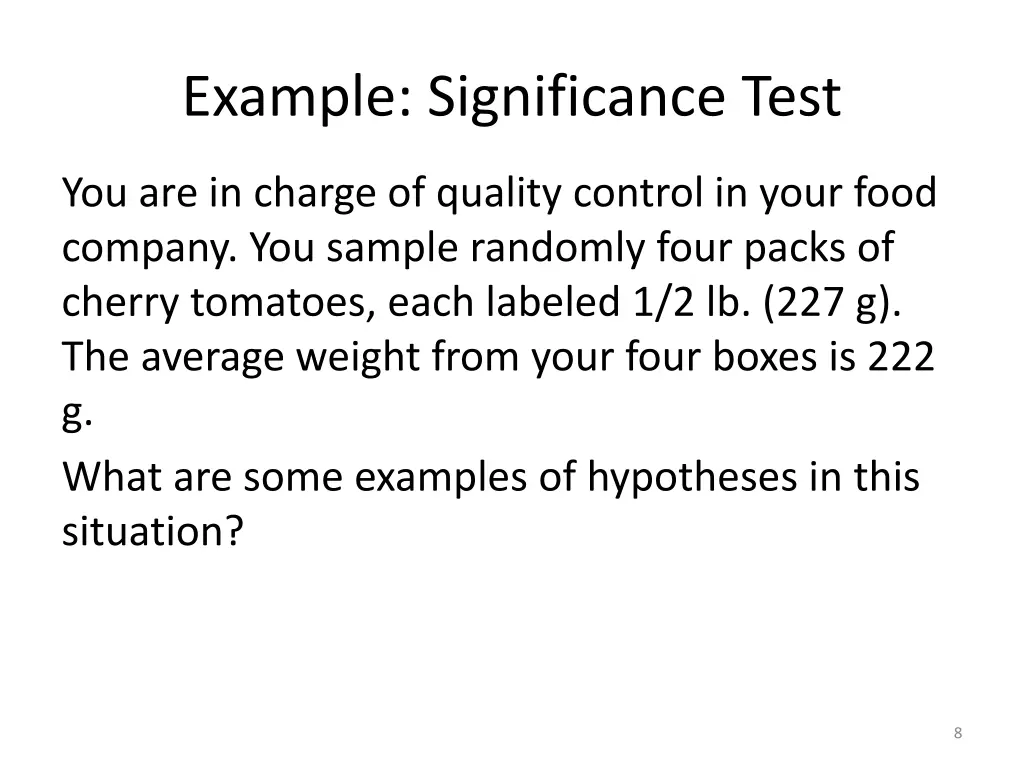 example significance test