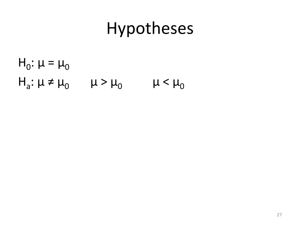 hypotheses