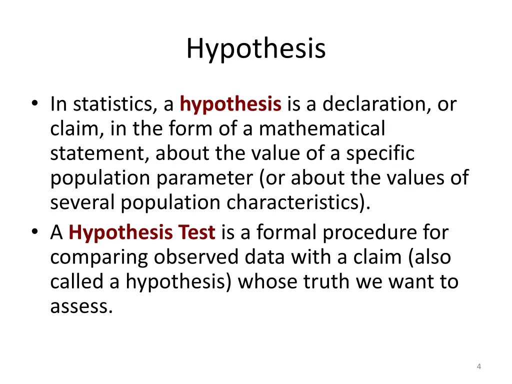 hypothesis