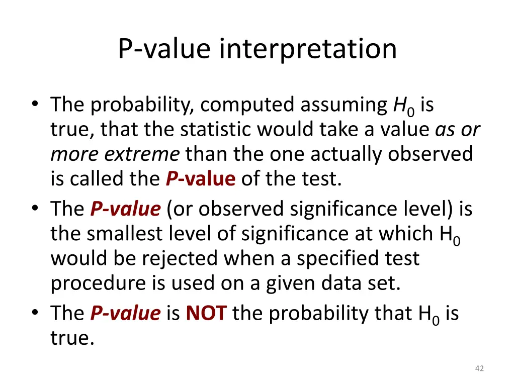 p value interpretation