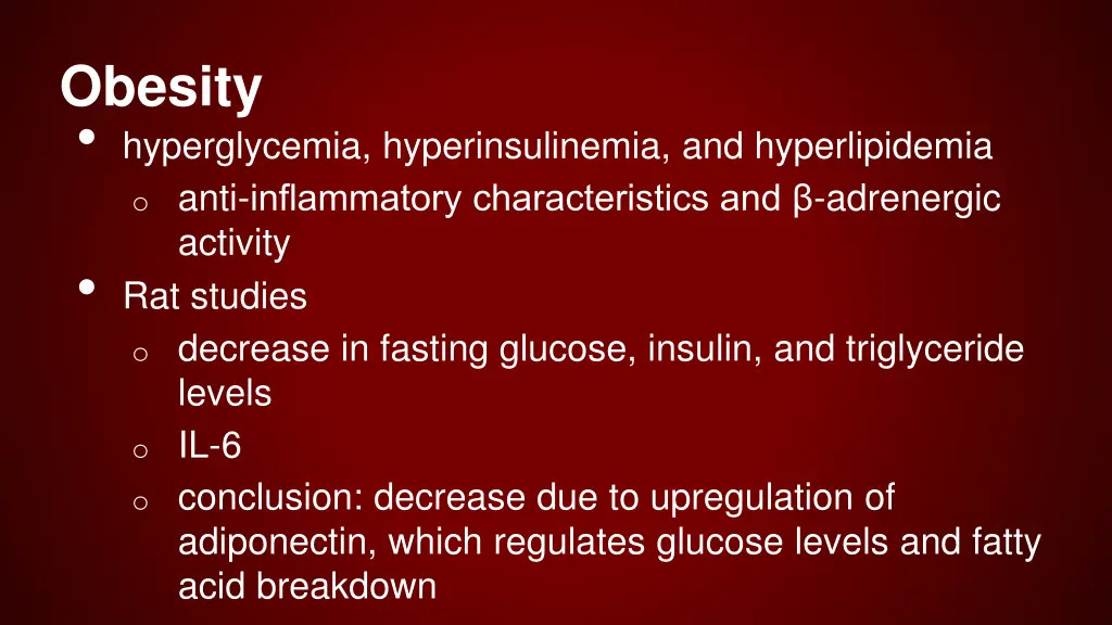 obesity hyperglycemia hyperinsulinemia