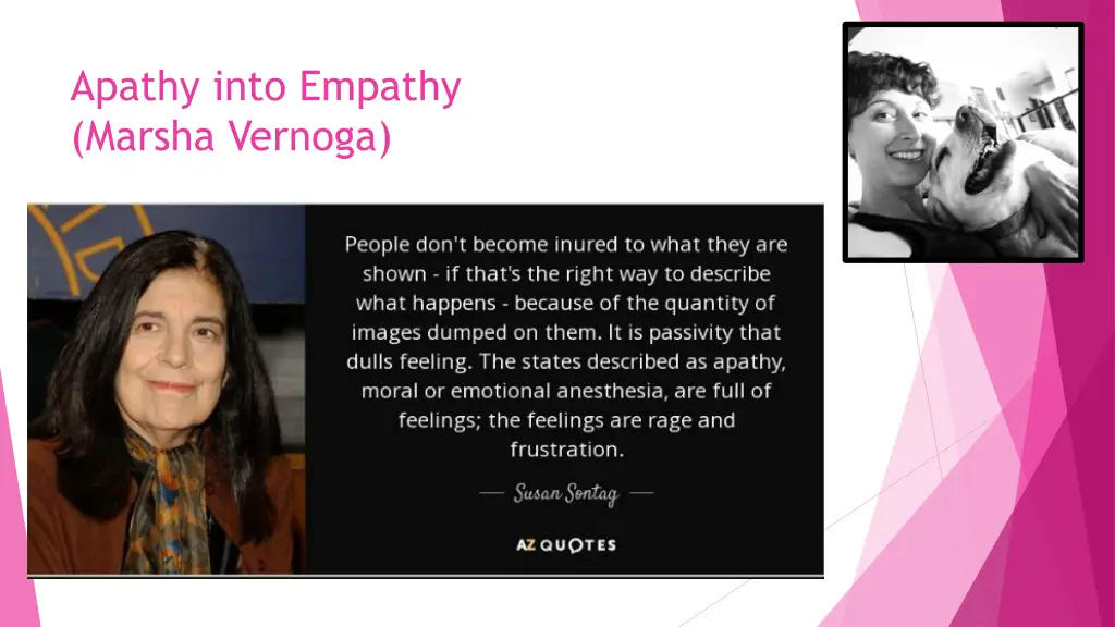 apathy into empathy marsha vernoga