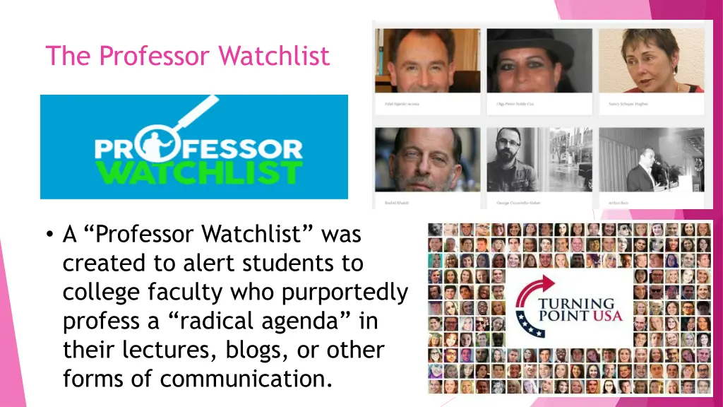 the professor watchlist