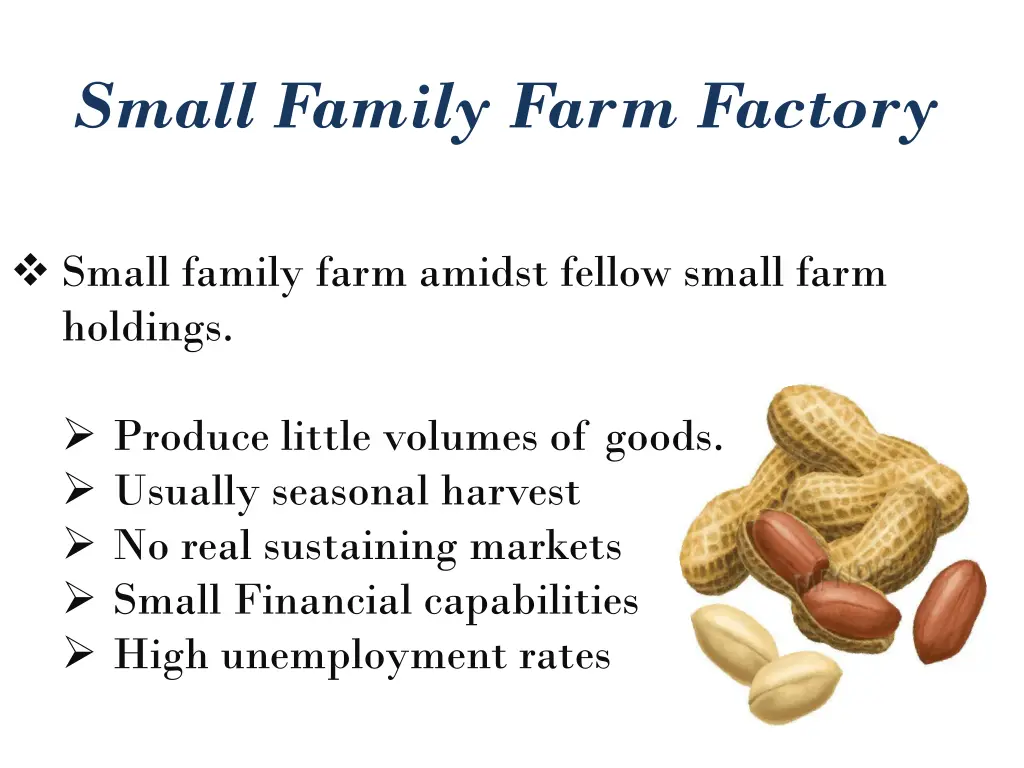 small family farm factory