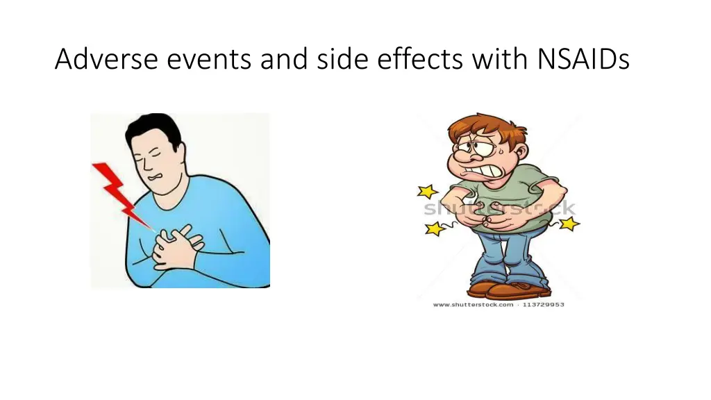 adverse events and side effects with nsaids