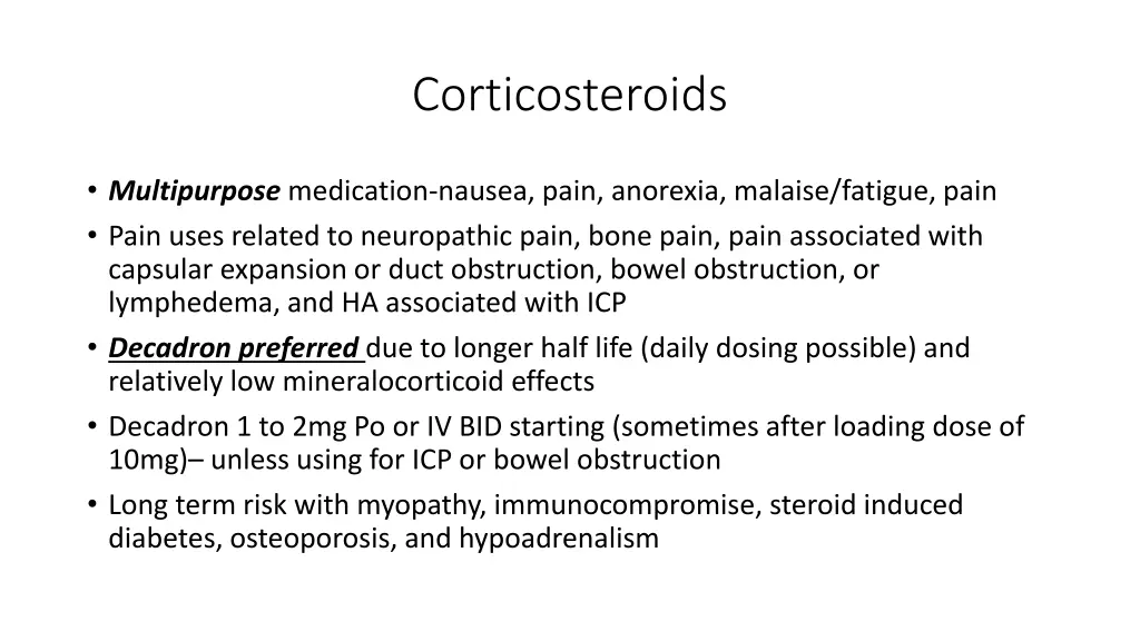 corticosteroids