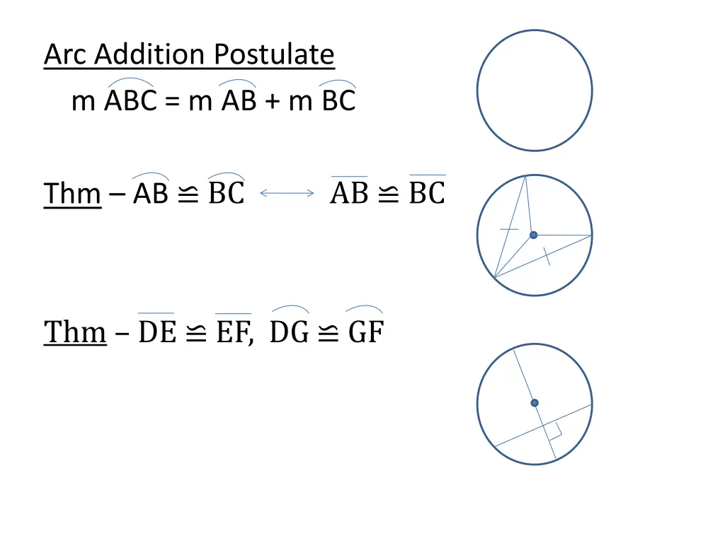 arc addition postulate m abc m ab m bc