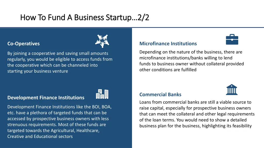 how to fund a business startup 2 2 how to fund