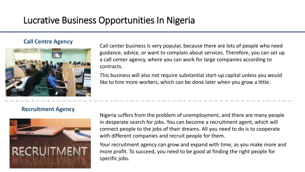 lucrative business opportunities in nigeria 3