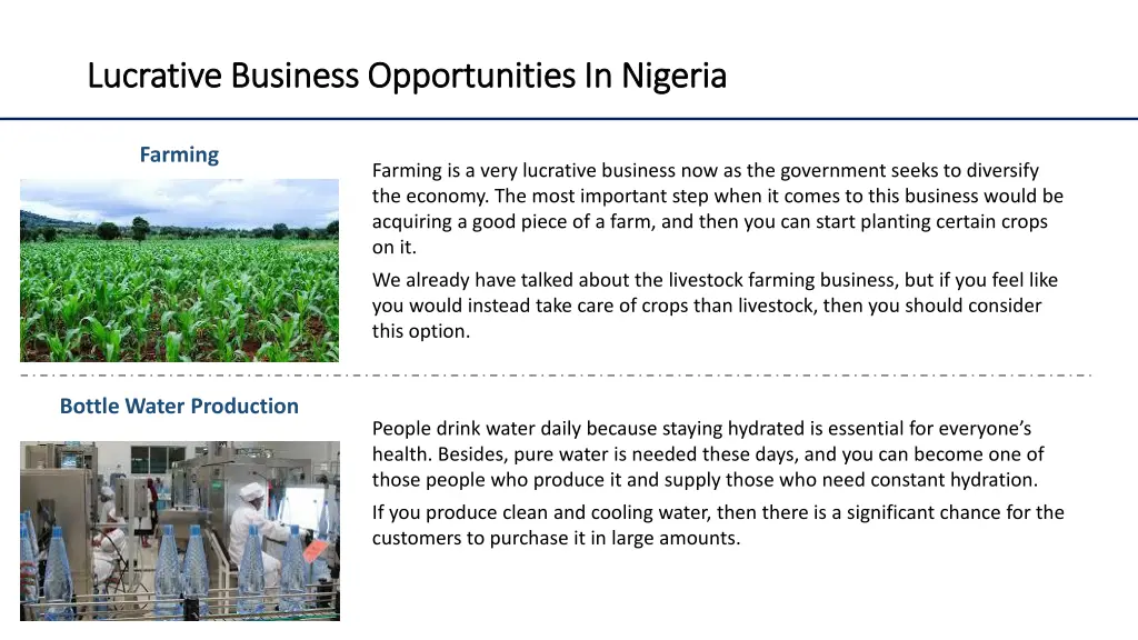 lucrative business opportunities in nigeria 7