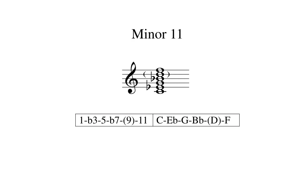 minor 11