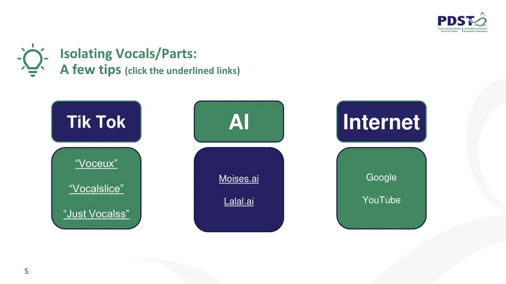 isolating vocals parts a few tips click