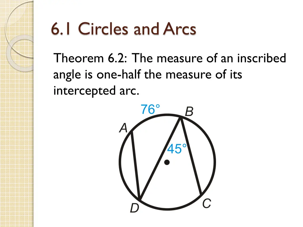 6 1 circles and arcs 9