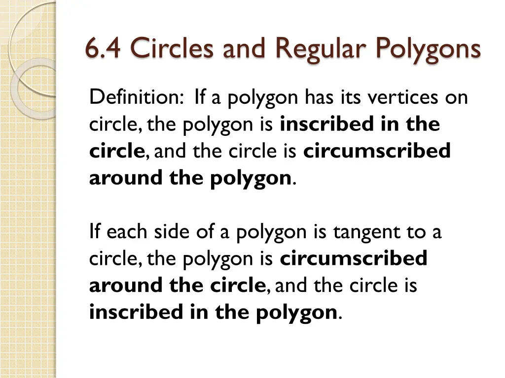 6 4 circles and regular polygons