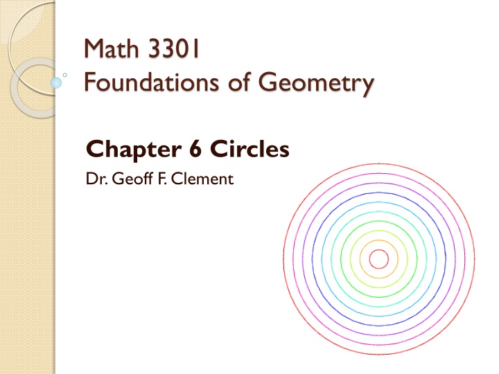 math 3301 foundations of geometry