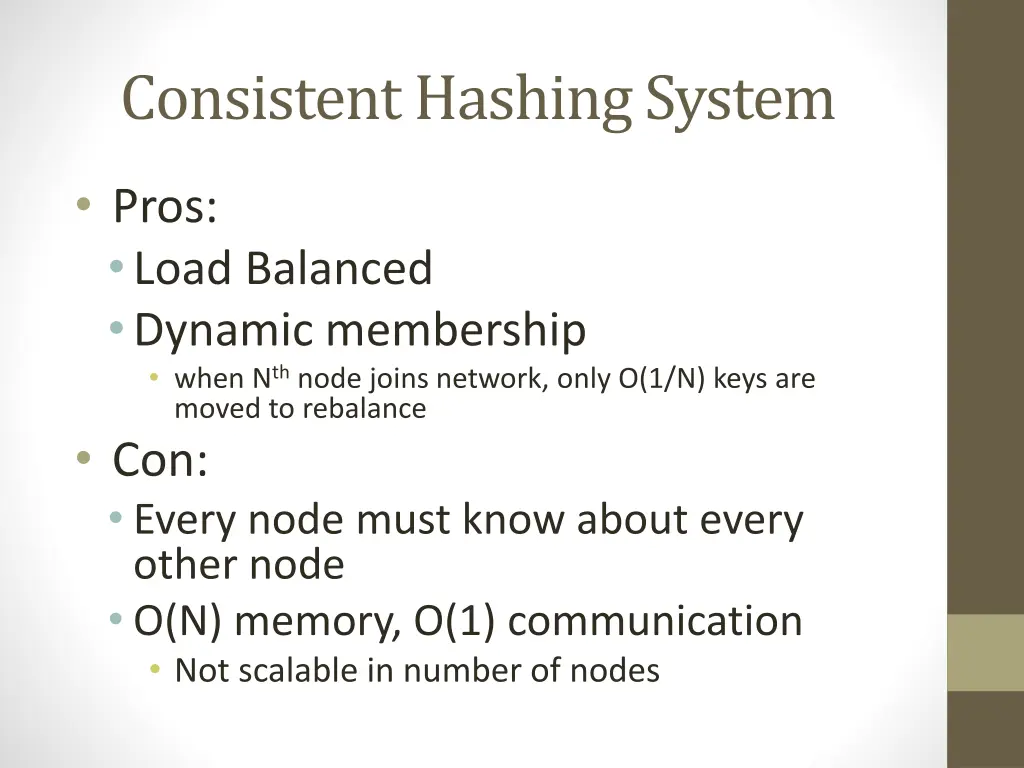 consistent hashing system 2