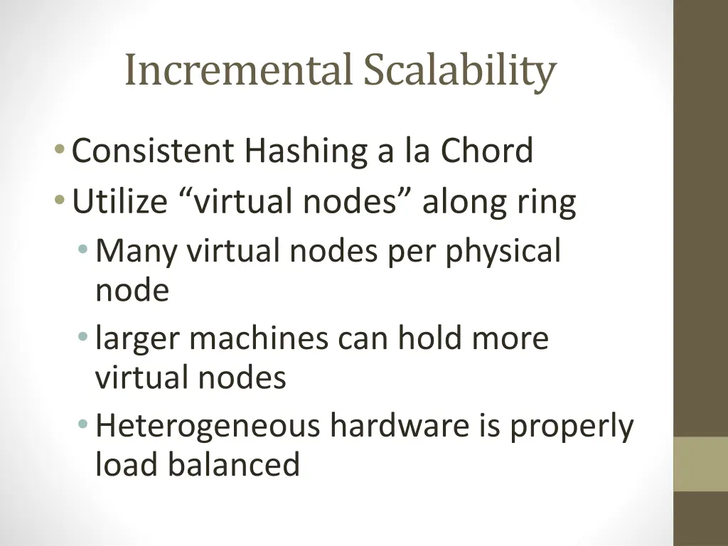 incremental scalability